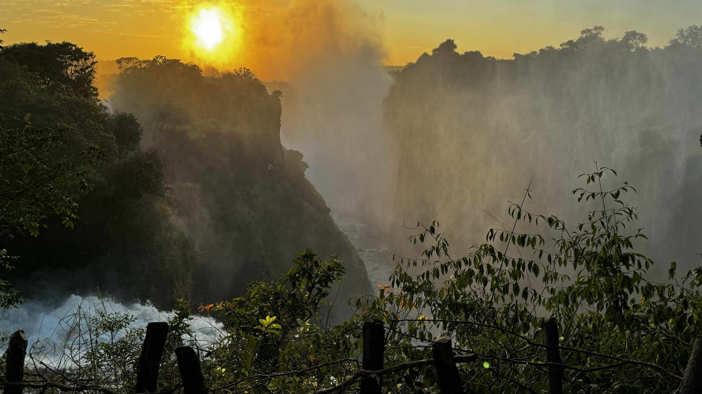 Sunrise over Victoria Falls — Safari Overland's home