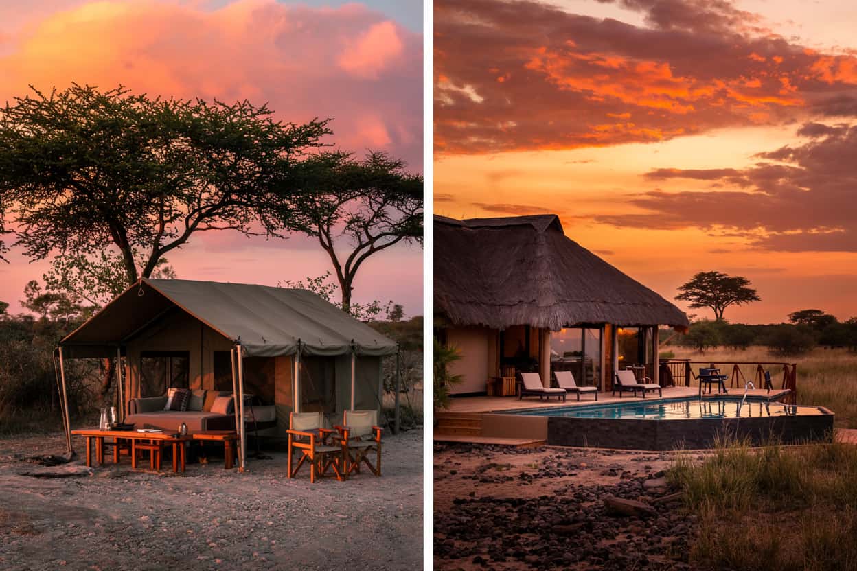 Luxury vs budget safaris